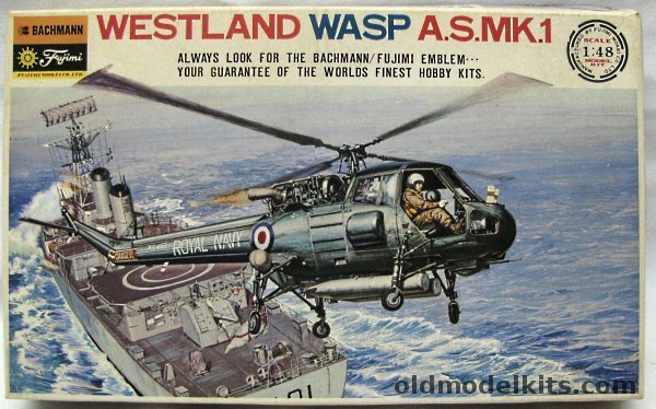 Fujimi 1/50 Westland Wasp A.S. Mk.1 ASW Helicopter, 0743-200 plastic model kit